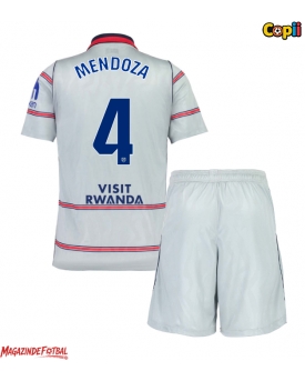 Atletico Madrid Rodrigo Mendoza #4 Echipament de Fotbal Replică 2026-27 Copii Treilea (+ Șorturi)